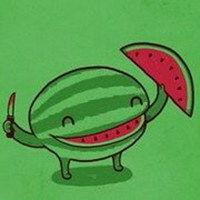 女生头像吃瓜手绘动漫